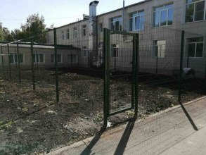 3D заборы для школы 15 метров фото в Мишеронском